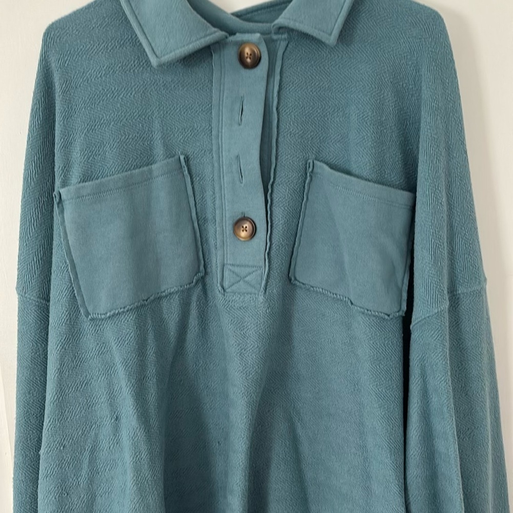 American eagle quarter button up
